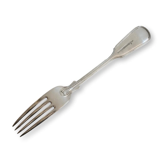 Early 20th Century Walker & Hall St. Annes Hotel Forks - Set of 6 For Sale - Image 4 of 4