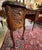 French 1920s Vintage French-Style Carved Walnut Desk Kidney Shaped For Sale - Image 3 of 10