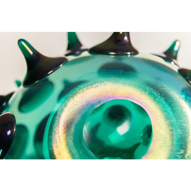 Riccio Vase in Green by Gae Aulenti for Venini, Italy, 2006 For Sale - Image 14 of 15