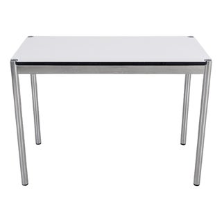 Vintage White Dining Table from USM Haller For Sale