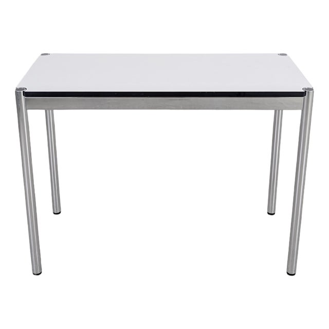 Vintage White Dining Table from USM Haller For Sale