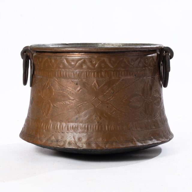 Modern Large Copper Pot For Sale - Image 3 of 10