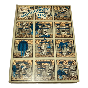 1980s Amphigorey Too Hardcover Illustrated Book by the Renowned Artist Edward Gorey Hardcover Book of Stories Illustrations