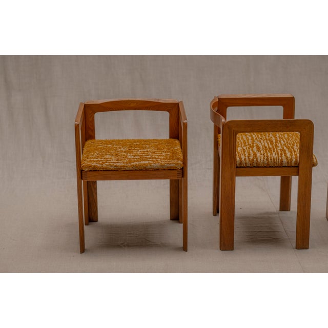 Wood Samara Dining Chairs by Derk Jan De Vries for Maisa Di Seveso, Milano, 1970s, Set of 4 For Sale - Image 7 of 15