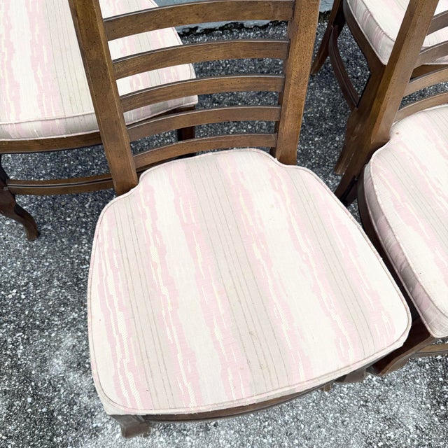 Vintage “Esperanto” High Back Dining Chairs by Drexel - Set of 4 For Sale - Image 10 of 11