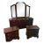 Late 20th Century Traditional Solid Cherry Kincaid Bedroom Set (Dresser With Mirror, 2 Nightstands), Made in Usa For Sale