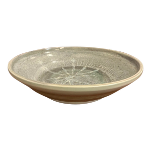 Mid 20th Century Signed Glazed Pottery Dish Cleveland May Show Winner Signed