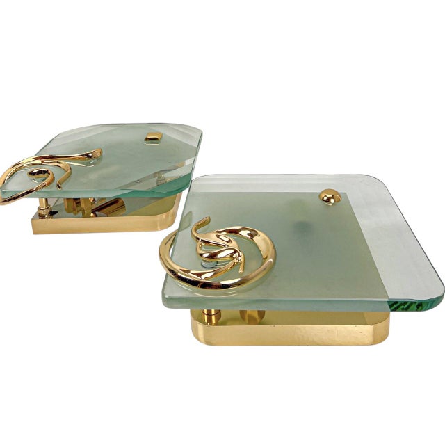 Italian Wall Lights by Fratelli Martini Italy, 1970s, Set of 2 For Sale - Image 13 of 18