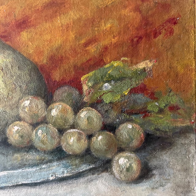 1920s Still Life Oil on Canvas Framed Signed Made in 1925 by Sven Otto Lindstrom For Sale - Image 5 of 9