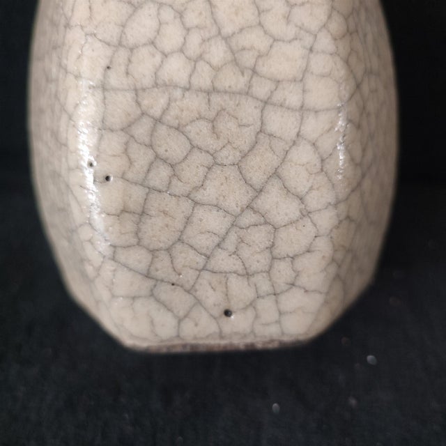 Ceramic Chinese Ceramic Pot,Ge Ware Crackle Glaze Celadon Tea Jar For Sale - Image 7 of 10