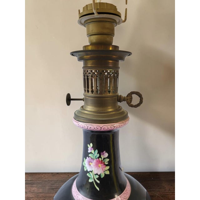 Black Earthenware Lamp by Roger Colas for Clamecy, 1950s-1960s For Sale - Image 8 of 10