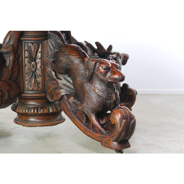 Antique French Oak Oval Dining Table, 1860 For Sale - Image 6 of 14