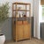 Sleek, refined, and endlessly functional, the Butler Specialty Company Nora Wood Etagere Bookcase with Cabinet is a...