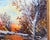 Vintage Original Oil Painting H. Robinson Winter Sunset Landscape Signed Framed For Sale - Image 10 of 11