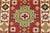 Textile Kazak Runner 2'8'' X 9'11'' Red Wool Geometric Hand-Knotted Oriental Rug For Sale - Image 7 of 12
