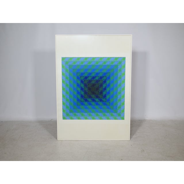 Victor Vasarely, Permutations, Color Screen Print, 1960s For Sale - Image 10 of 10