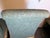 Drexel Pair of Sea Foam Green Drexel Dining/Side Chairs With Short Cotton Fringe Framing the Seat For Sale - Image 4 of 6