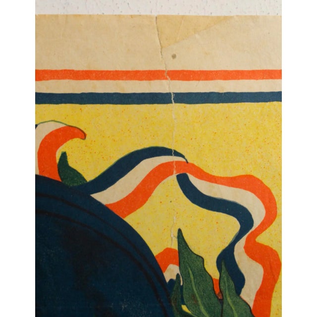 1916 French War Poster, "Prêtez Vos Billets De Banque À La France, Prenez Des Bons De La Défense Nationale" - Andrée Ménard For Sale - Image 6 of 6