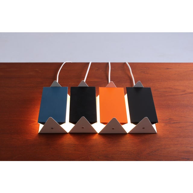Anvia Colored Adjustable Sconces by J. J. M. Hoogervorst for Anvia, 1950s, Set of 4 For Sale - Image 4 of 18