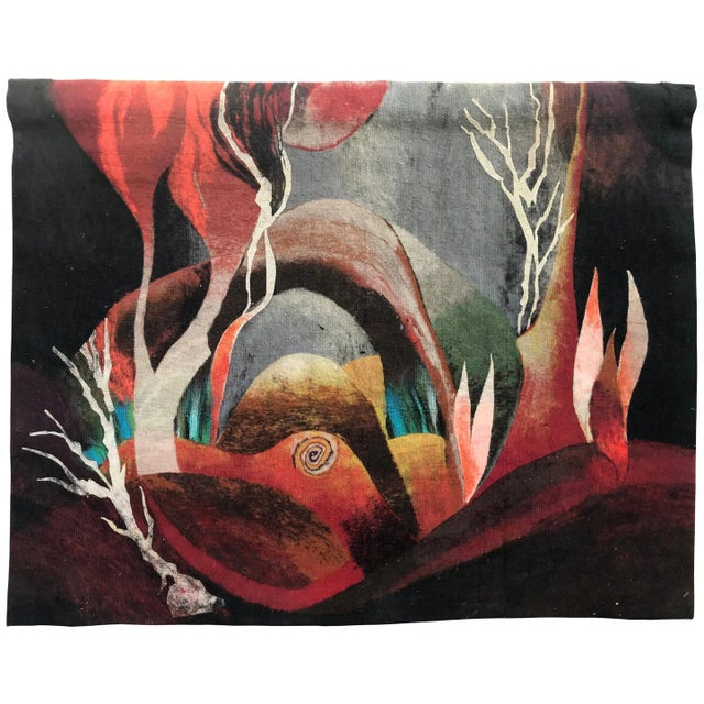 20th Century Modern Tapestry For Sale - Image 10 of 10