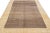 Contemporary Modern Persian Gabbeh Handmade Brown & Beige Designed Wool Rug For Sale - Image 3 of 10