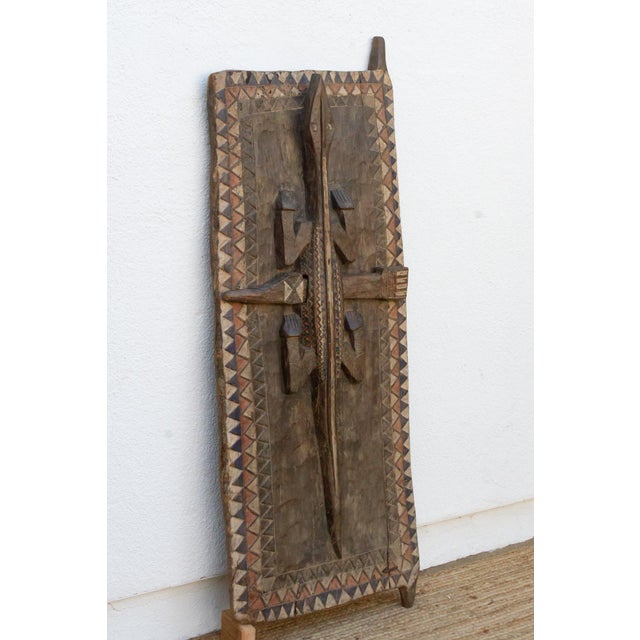 Rare High Relief Sculptural Crocodile Door For Sale - Image 4 of 6