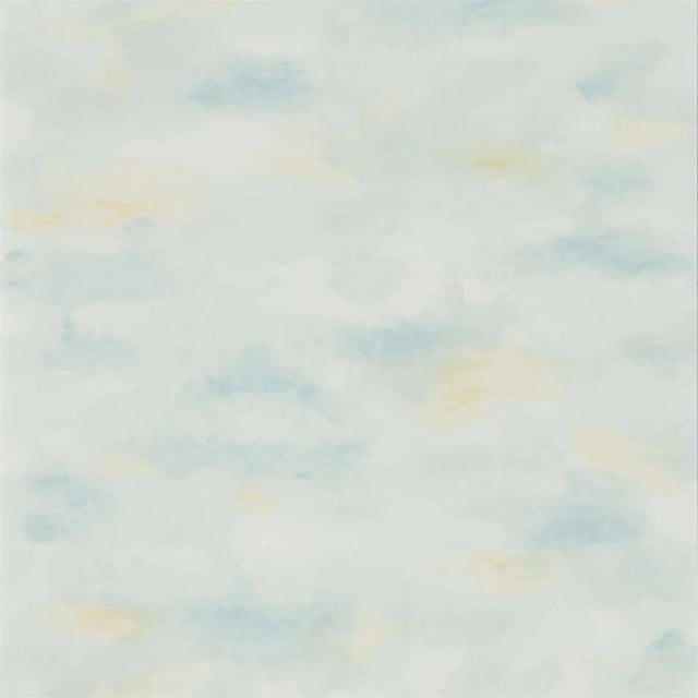 Sanderson Bamburgh Sky Wallpaper in Estuary Blue For Sale