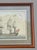 Illustration Antique Framed Sailing Battleship Print Nave Il Cesare l'Augusto For Sale - Image 3 of 9