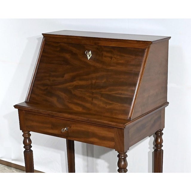 Small Louis-Philippe Lady's Secretaire For Sale - Image 4 of 18