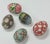 Mid 20th Century Vintage Painted Jim Shore Wood Eggs, Set of 5 For Sale - Image 5 of 7