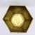 Brass 1960s Mid-Century Modern Mexican Brass & Mosaic Abalone Shell Hexagonal Ice Bucket For Sale - Image 8 of 10