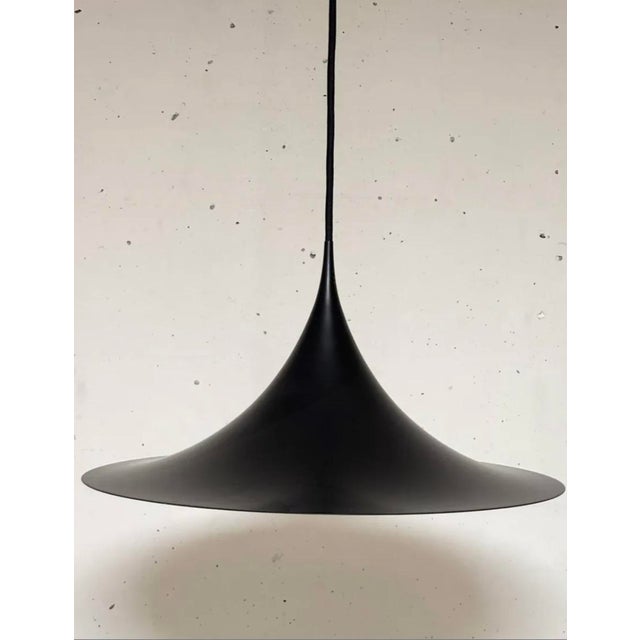 "Semi" suspension lamp, Fog & Mørup, 1960. Model 45 cm in diameter produced in the 1960s. This piece has an attribution...