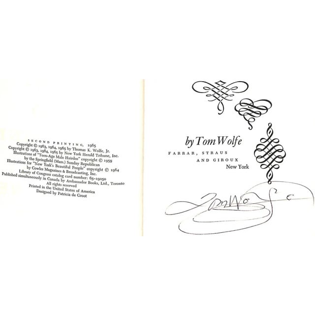 "The Kandy-Kolored Tangerine-Flake Streamline Baby" 1965 Wolfe, Tom (Signed) For Sale - Image 4 of 7