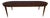 Oval Mahogany Four Leg Dining Table by Leighton Hall For Sale