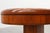 Art Deco Oval Side Table in Walnut with Marble Top from De Coene, Belgium, 1925 For Sale - Image 9 of 13