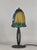 1920s French Art Deco Enameled Table Lamp by Etablissements Leune For Sale - Image 6 of 15
