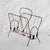 Vintage Atomic Magazine Rack, France, 1950s For Sale - Image 9 of 9