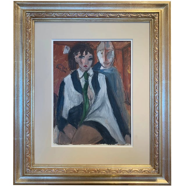 The Jole is a striking example of Paoli's mature figurative style, a subject built from loose, confident color and a face...