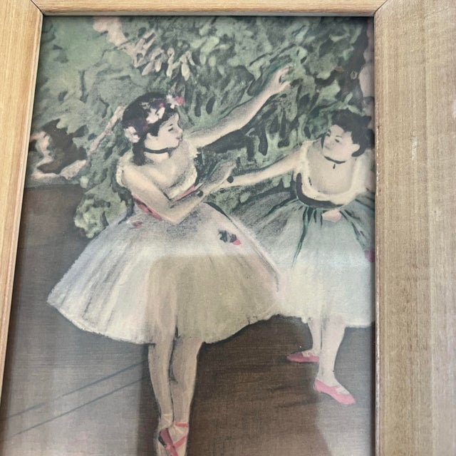 Vintage Pair Degas Prints Framed For Sale In San Francisco - Image 6 of 8