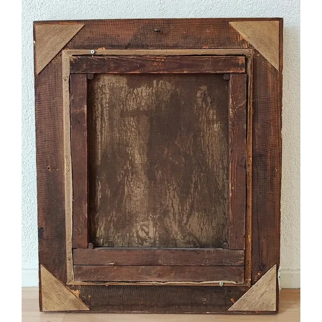 Janebé Weber, Portrait d'enfant portant une carafe, 1994, Oil on Canvas, Framed For Sale - Image 9 of 10