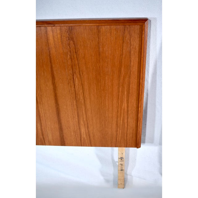 Mid-Century Modern Vintage Danish Modern Twin Headboards in Teak Wood, 1970s For Sale - Image 3 of 6