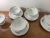 Ceramic Vintage Wawel Poland Porcelain Tea Cup Saucer Set 5 Floral Gold Trim - 10 Pcs For Sale - Image 7 of 18