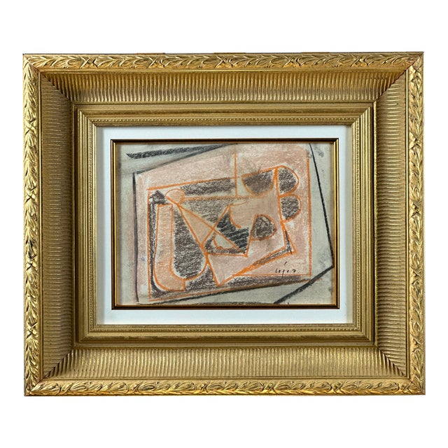 Lucia Lopez Cubist Figurative Drawing For Sale