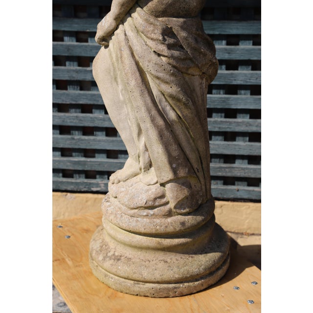 1900 - 1909 Stone Garden Statue, 1900s For Sale - Image 5 of 7