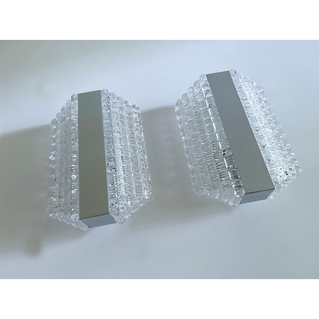 Vintage Bubble Glass Sconces, 1970s, Set of 2 For Sale - Image 11 of 18