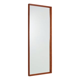 Mid-Century Danish Rectangular Mirror in Teak, Denmark, 1960 For Sale
