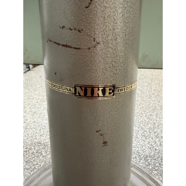 Mid-Century Modern Mid-Century Industrial Nike Eskilstuna Swedish Hydraulic Drafting Table For Sale - Image 3 of 8