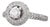 Neil Lane 1.37ctw Round Diamond Halo Engagement Ring 14k White Gold Size 7 For Sale