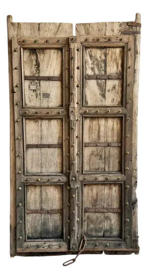 Antique North Indian Set of Two Doors