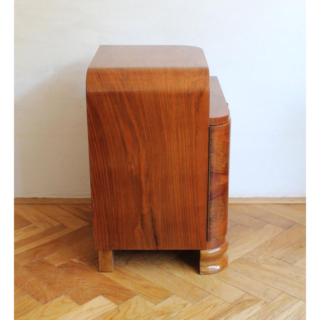 Vintage Art Deco Bedside Table, 1930s For Sale - Image 14 of 16